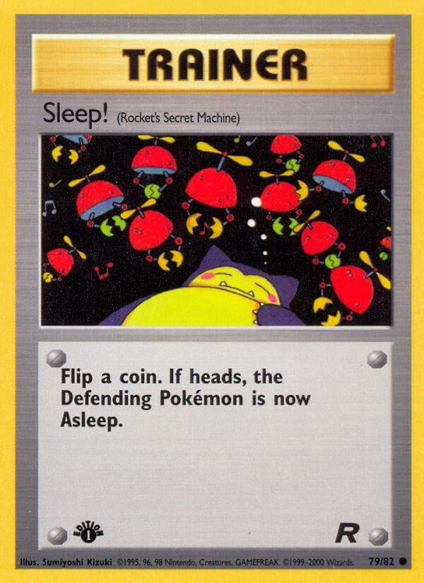 Image for Sleep! (Rocket's Secret Machine) (Team Rocket) (79/82) - Pokemon