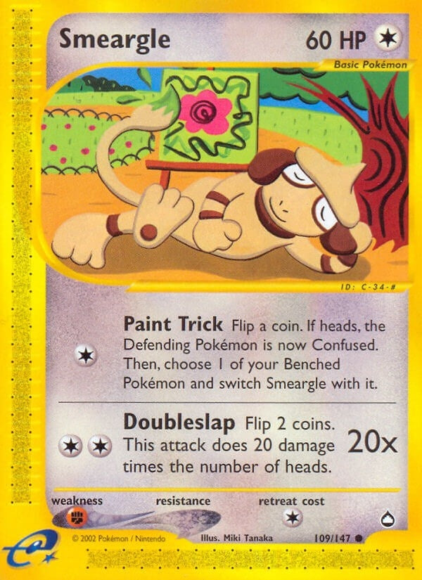 Image for Smeargle (Aquapolis) (109/147) - Pokemon