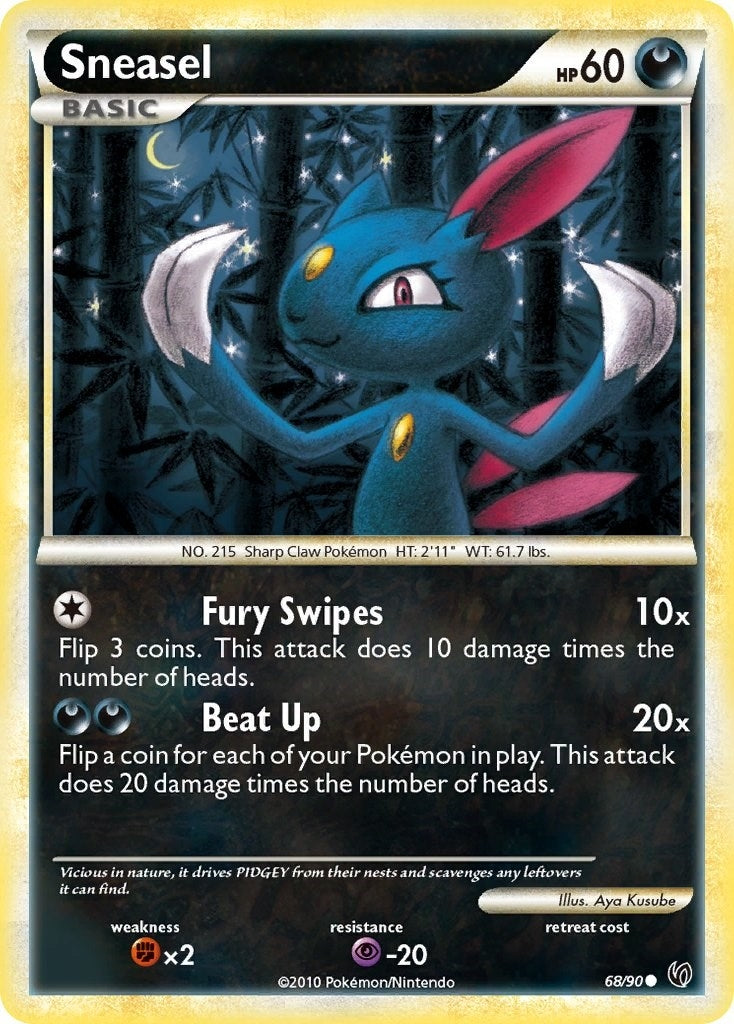 Image for Sneasel (Undaunted) (68/90) - Pokemon
