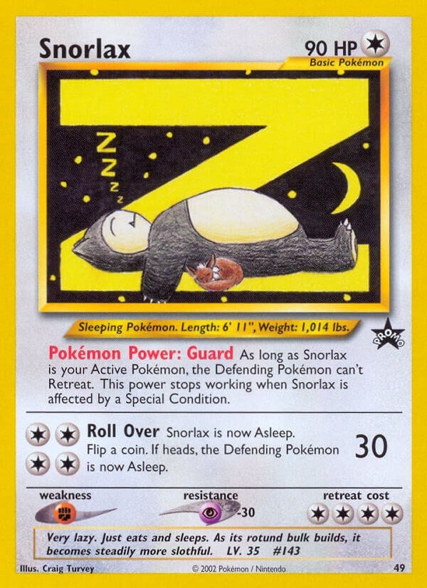 Image for Snorlax (WoTC Promo) (49/53) - Pokemon