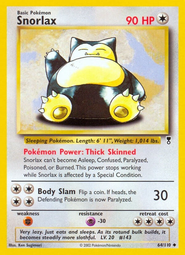 Image for Snorlax (Legendary Collection) (064/110) - Pokemon