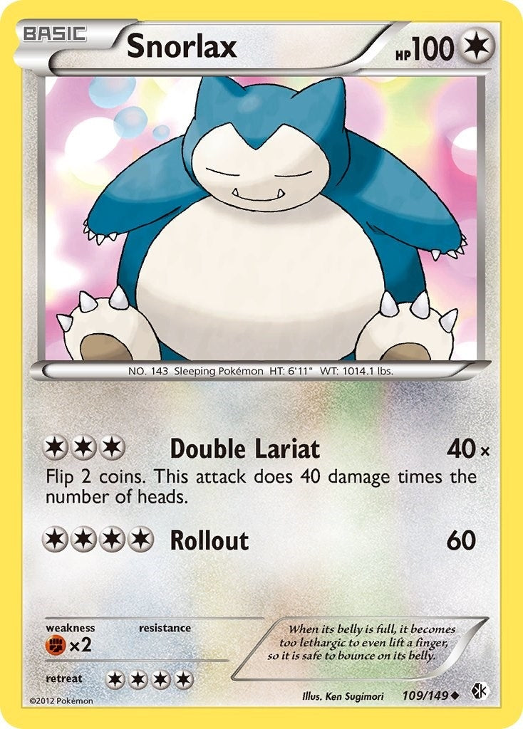 Image for Snorlax (Boundaries Crossed) (109/149) - Pokemon
