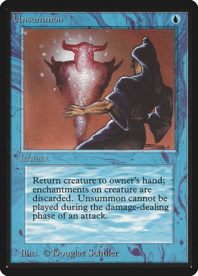 Image for Unsummon (Beta Edition) - Magic: The Gathering
