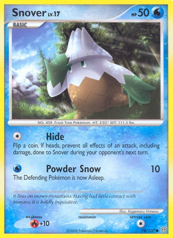 Image for Snover (Stormfront) (74/100) - Pokemon