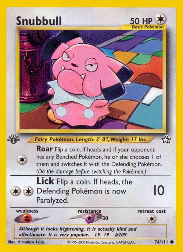 Image for Snubbull (Neo Genesis) (074/111) - Pokemon