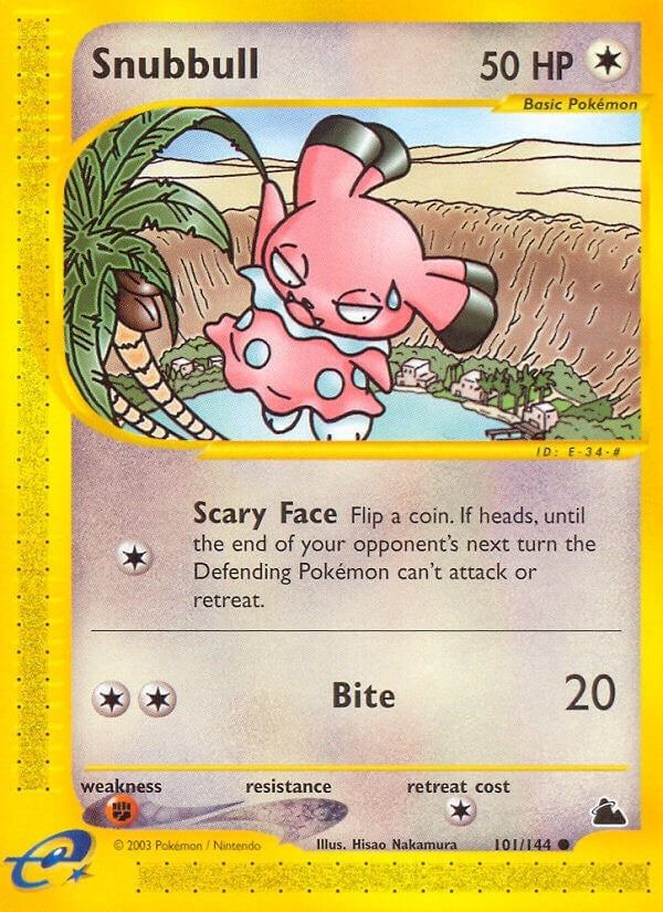 Image for Snubbull (Skyridge) (101/144) - Pokemon