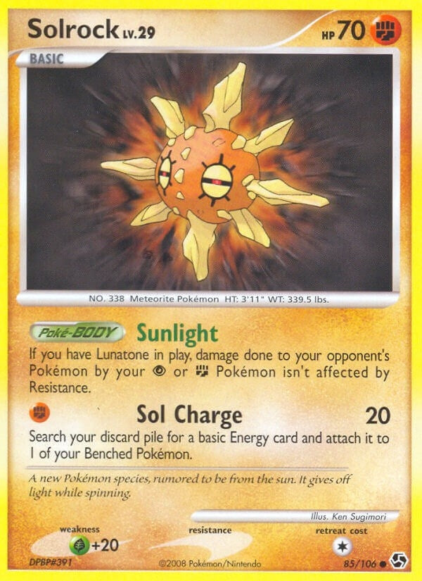 Image for Solrock (Great Encounters) (85/106) - Pokemon