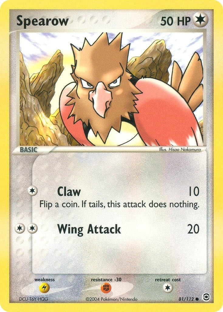 Image for Spearow (FireRed & LeafGreen) (81/112) - Pokemon
