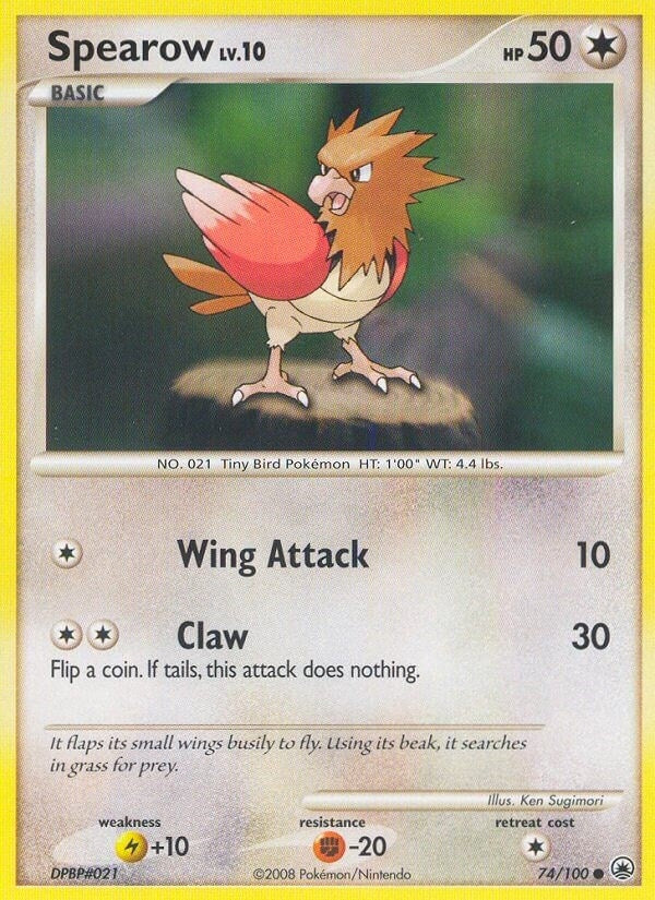 Image for Spearow (Majestic Dawn) (74/100) - Pokemon