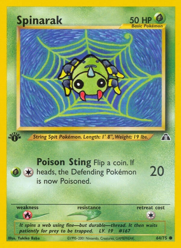 Image for Spinarak (Neo Discovery) (64/75) - Pokemon