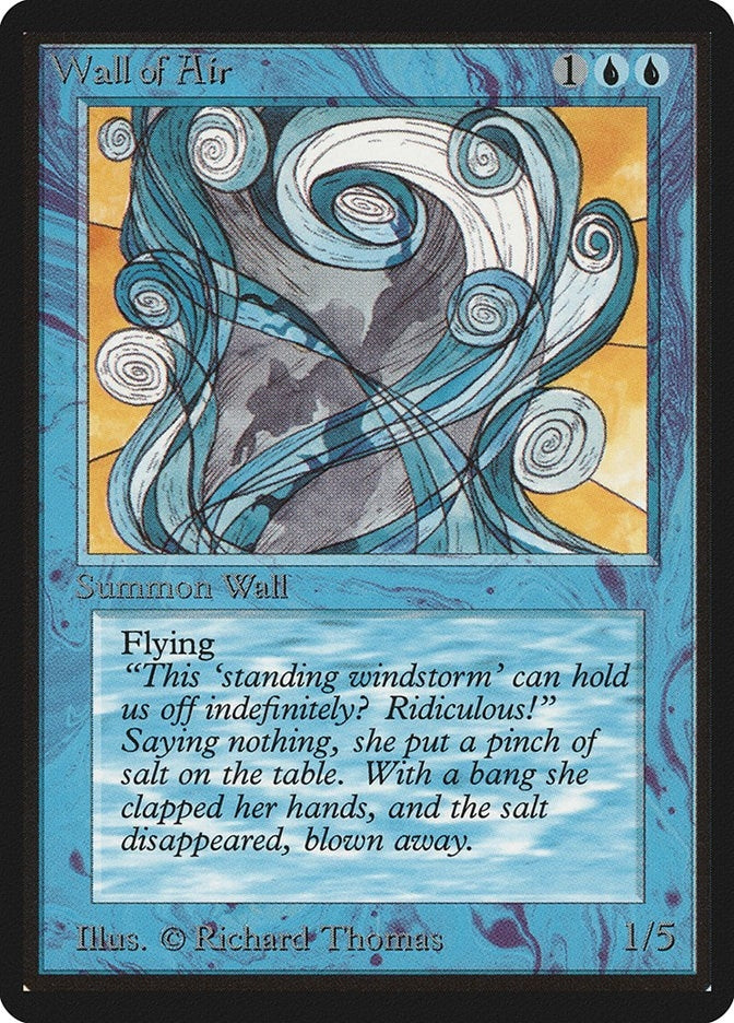 Image for Wall of Air (Beta Edition) - Magic: The Gathering