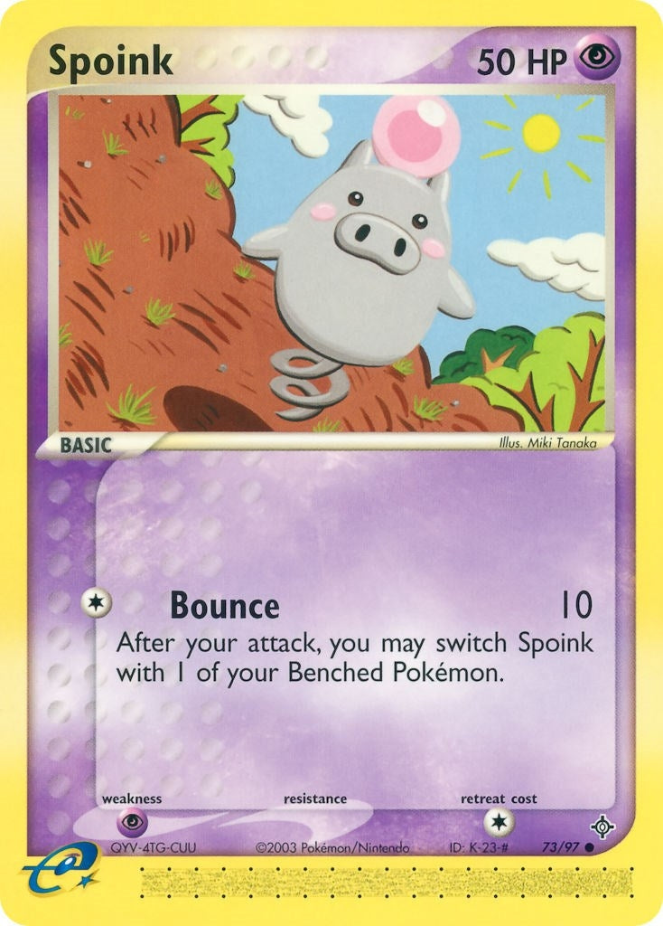 Image for Spoink (Dragon) (73/97) - Pokemon
