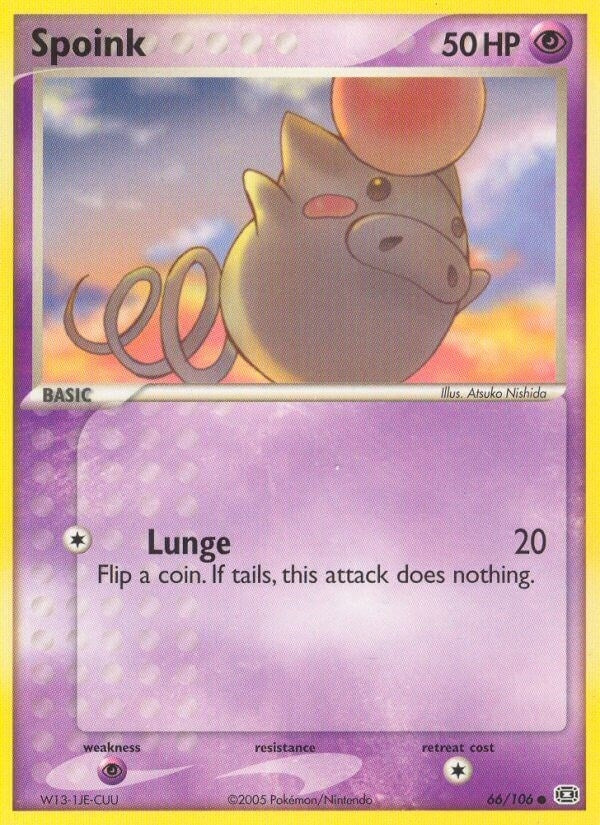 Image for Spoink (Emerald) (66/106) - Pokemon
