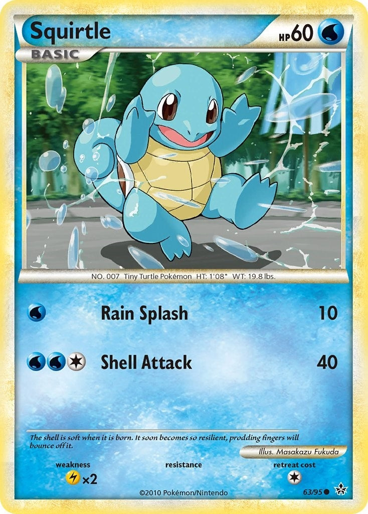 Image for Squirtle (Unleashed) (63/95) - Pokemon