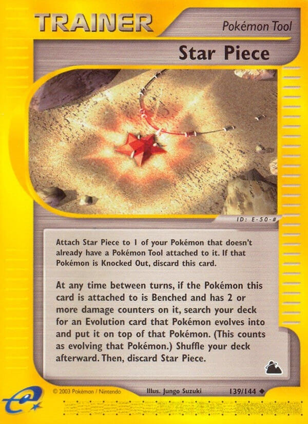 Image for Star Piece (Skyridge) (139/144) - Pokemon