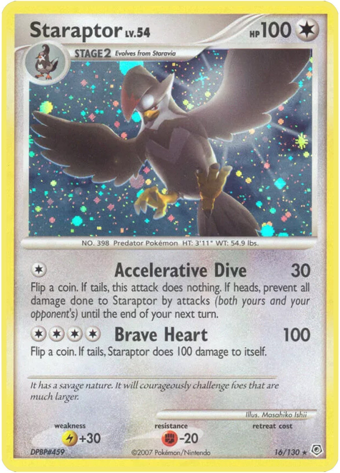 Image for Staraptor (Diamond and Pearl) (16/130) - Pokemon