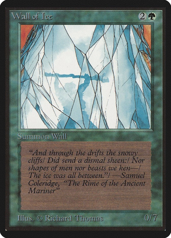 Image for Wall of Ice (Beta Edition) - Magic: The Gathering