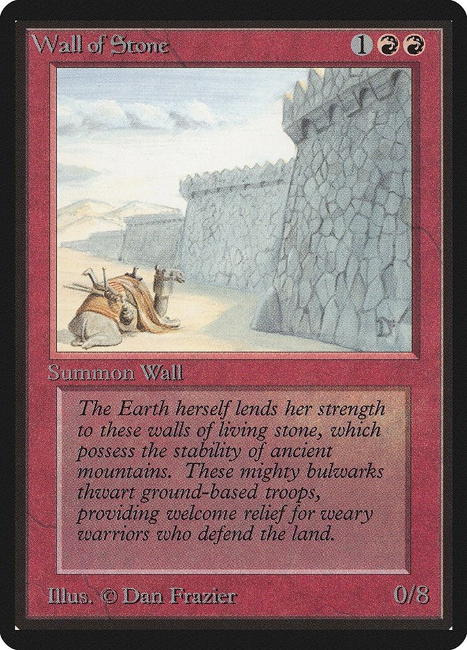 Image for Wall of Stone (Beta Edition) - Magic: The Gathering