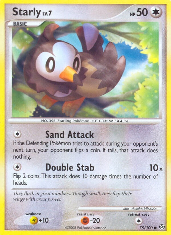 Image for Starly (Stormfront) (75/100) - Pokemon