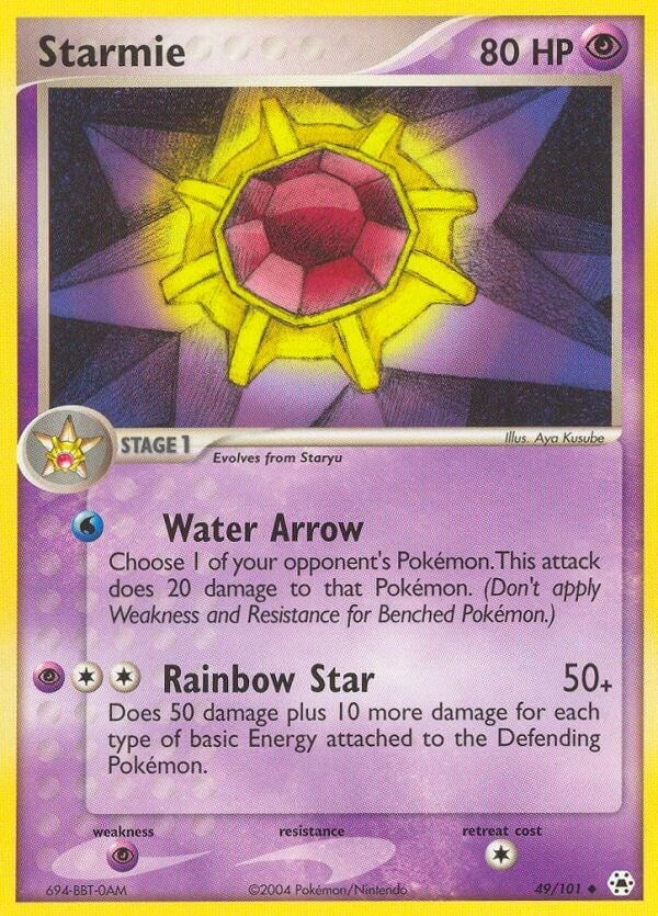 Image for Starmie (Hidden Legends) (49/101) - Pokemon