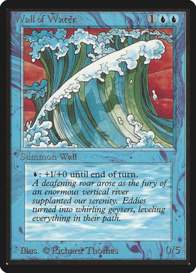 Image for Wall of Water (Beta Edition) - Magic: The Gathering