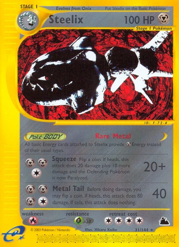 Image for Steelix (31) (Skyridge) (031/144) - Pokemon