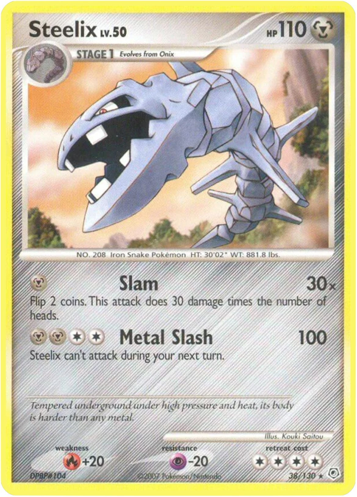 Image for Steelix (Diamond and Pearl) (38/130) - Pokemon
