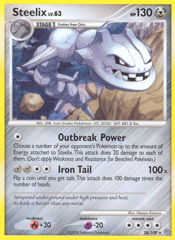 Image for Steelix (Stormfront) (28/100) - Pokemon