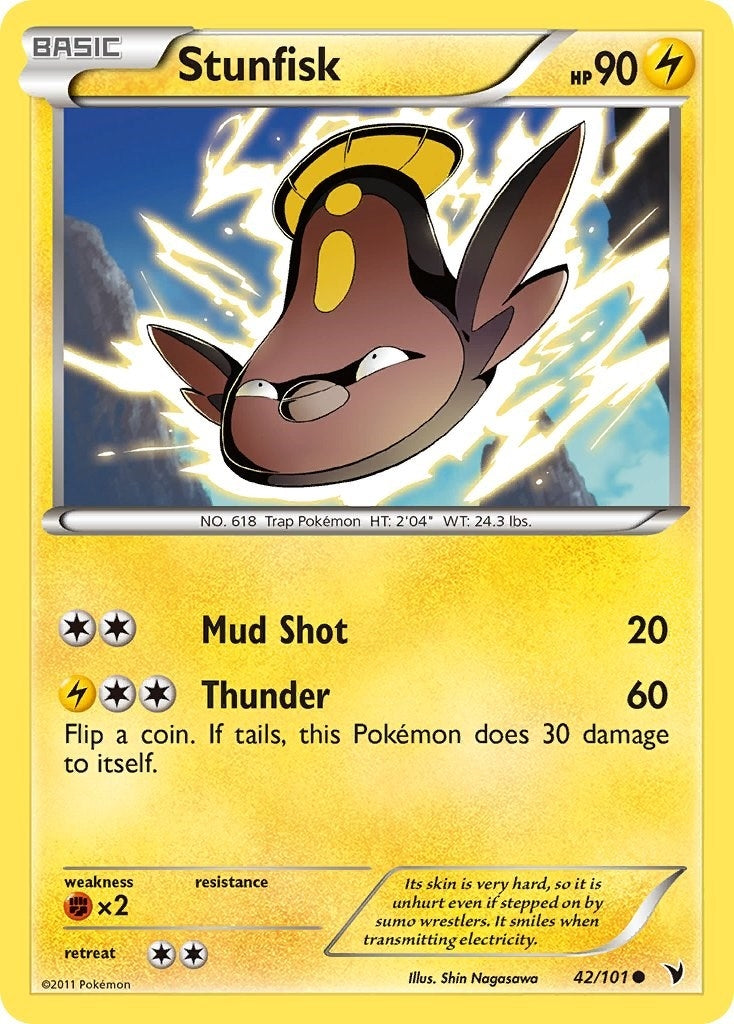 Image for Stunfisk (42) (Noble Victories) (42/101) - Pokemon