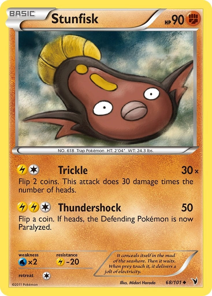 Image for Stunfisk (68) (Noble Victories) (68/101) - Pokemon