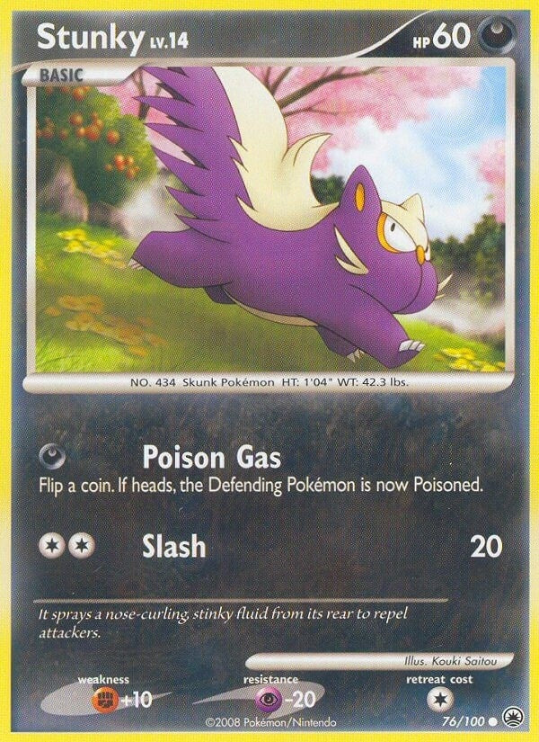 Image for Stunky (Majestic Dawn) (76/100) - Pokemon
