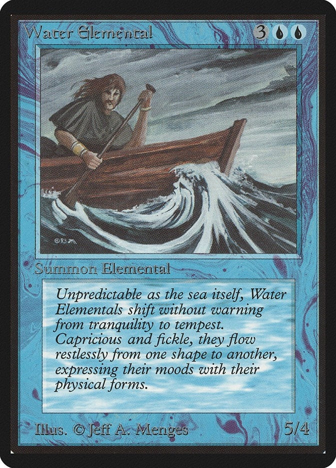 Image for Water Elemental (Beta Edition) - Magic: The Gathering