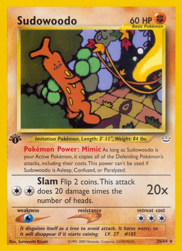 Image for Sudowoodo (Neo Revelation) (26/64) - Pokemon