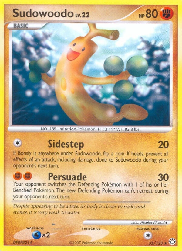 Image for Sudowoodo (Mysterious Treasures) (35/123) - Pokemon