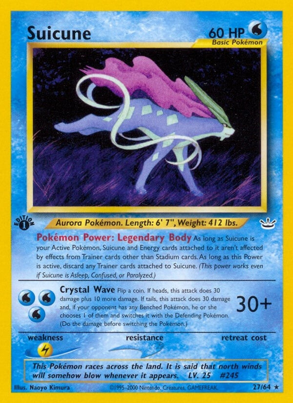 Image for Suicune (27) (Neo Revelation) (27/64) - Pokemon
