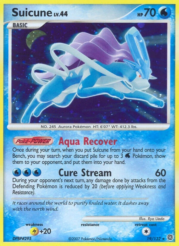 Image for Suicune (Secret Wonders) (19/132) - Pokemon