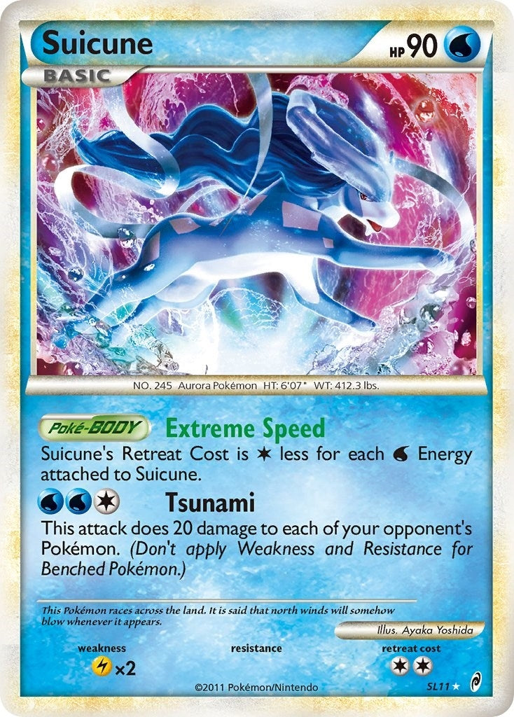 Image for Suicune (Shiny) (Call of Legends) (SL11) - Pokemon