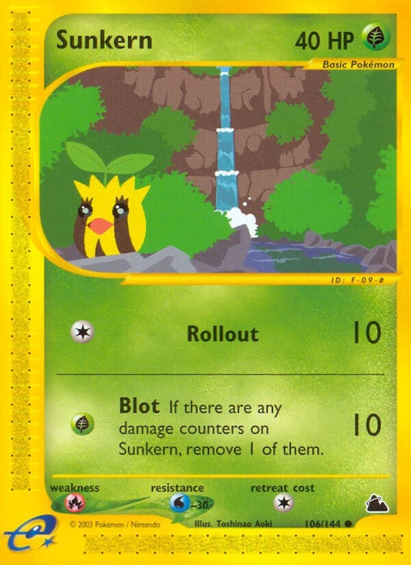 Image for Sunkern (Skyridge) (106/144) - Pokemon