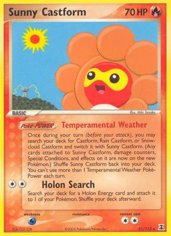Image for Sunny Castform (Delta Species) (31/113) - Pokemon