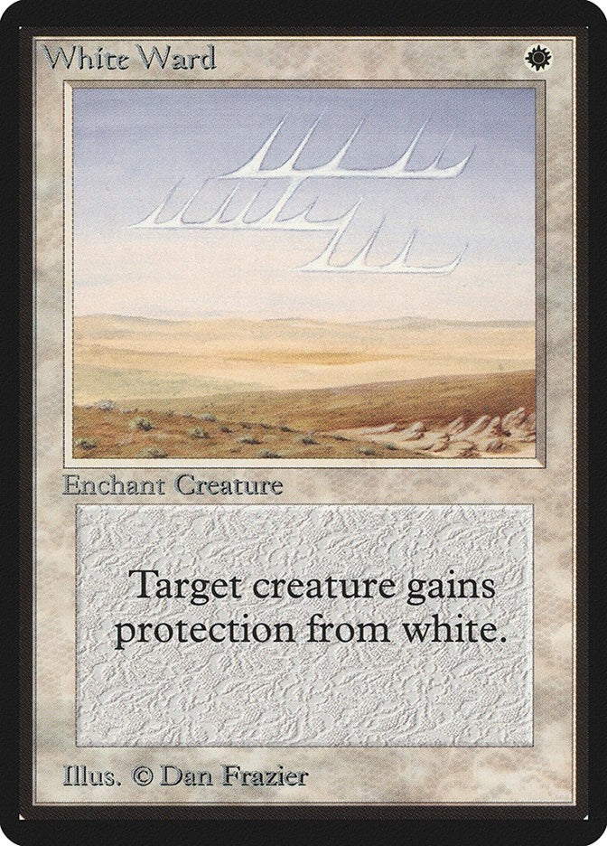Image for White Ward (Beta Edition) - Magic: The Gathering