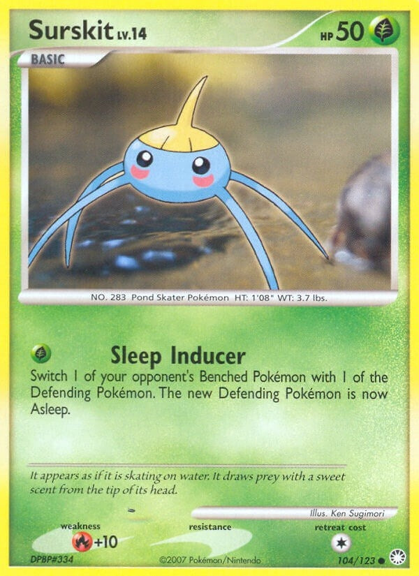 Image for Surskit (Mysterious Treasures) (104/123) - Pokemon
