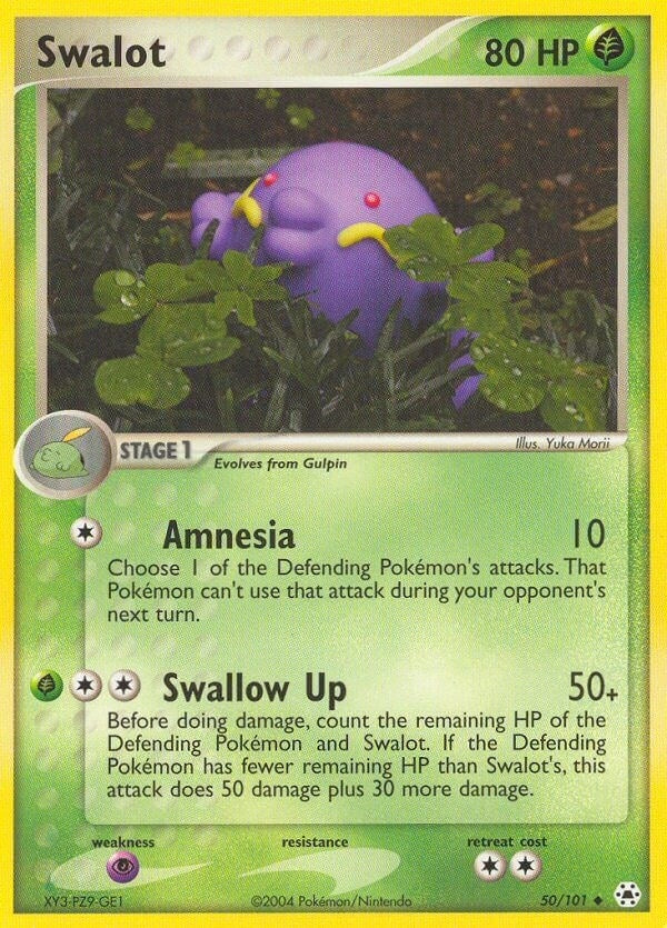 Image for Swalot (Hidden Legends) (50/101) - Pokemon