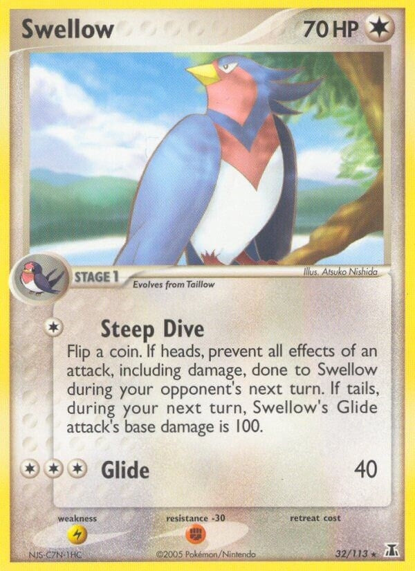 Image for Swellow (Delta Species) (32/113) - Pokemon