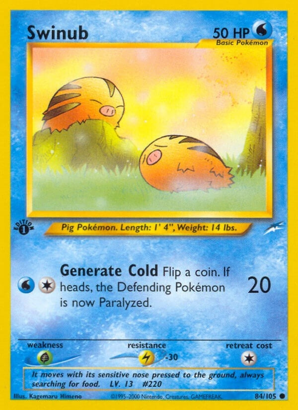 Image for Swinub (Neo Destiny) (084/105) - Pokemon