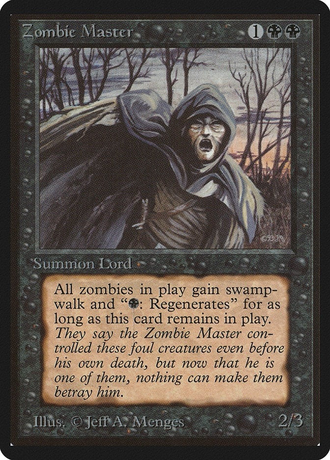 Image for Zombie Master (Beta Edition) - Magic: The Gathering