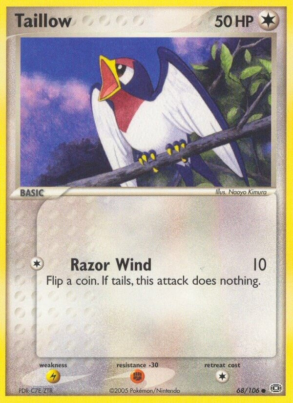 Image for Taillow (Emerald) (68/106) - Pokemon