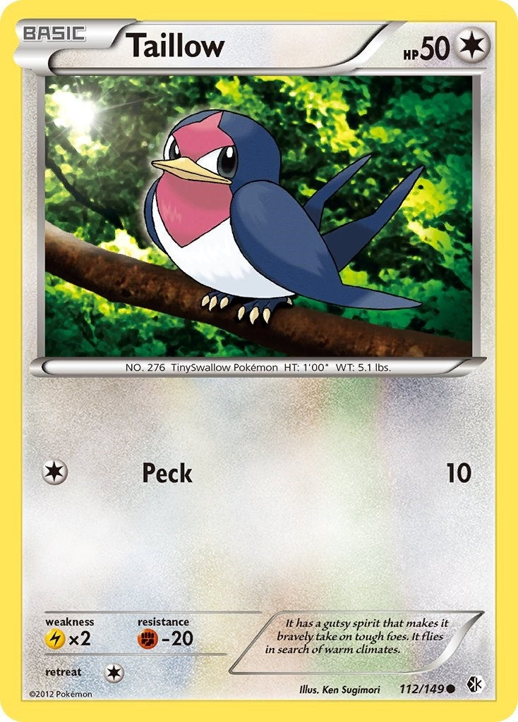 Image for Taillow (Boundaries Crossed) (112/149) - Pokemon