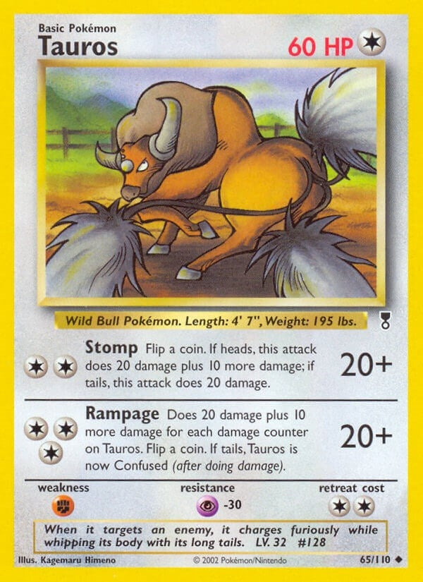 Image for Tauros (Legendary Collection) (065/110) - Pokemon