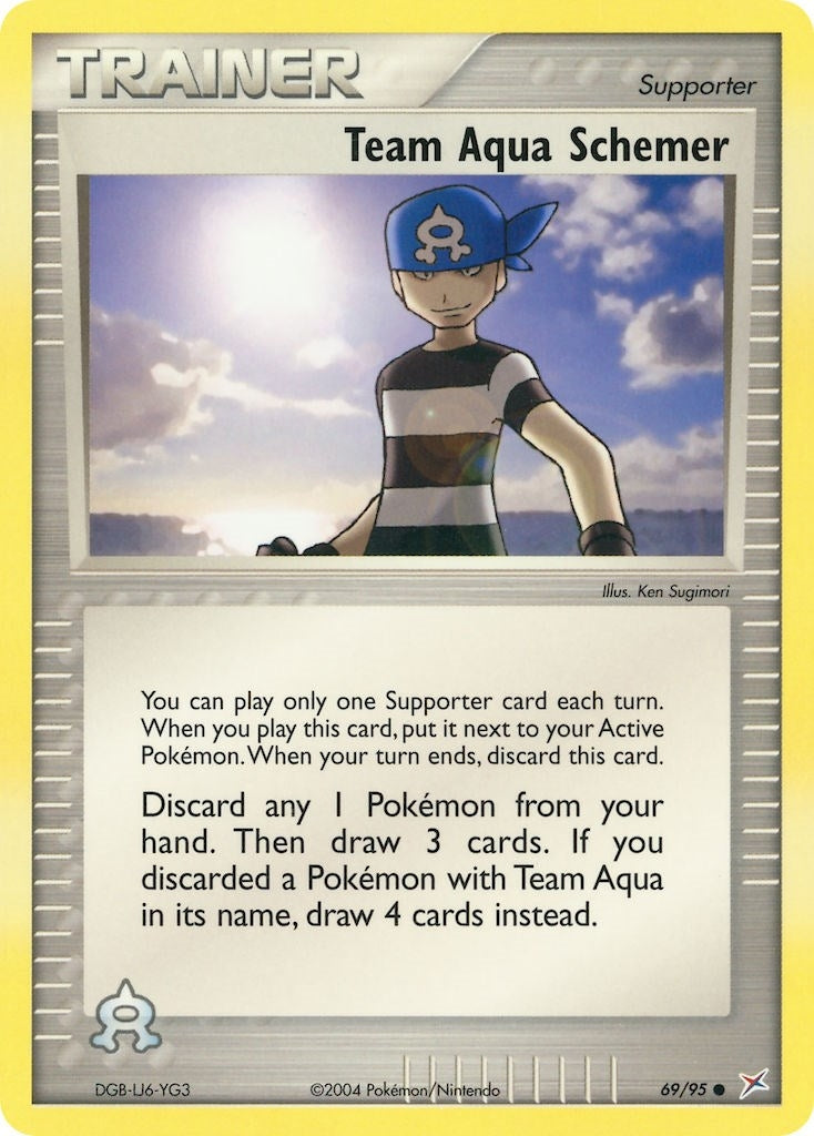 Image for Team Aqua Schemer (Team Magma vs Team Aqua) (69/95) - Pokemon