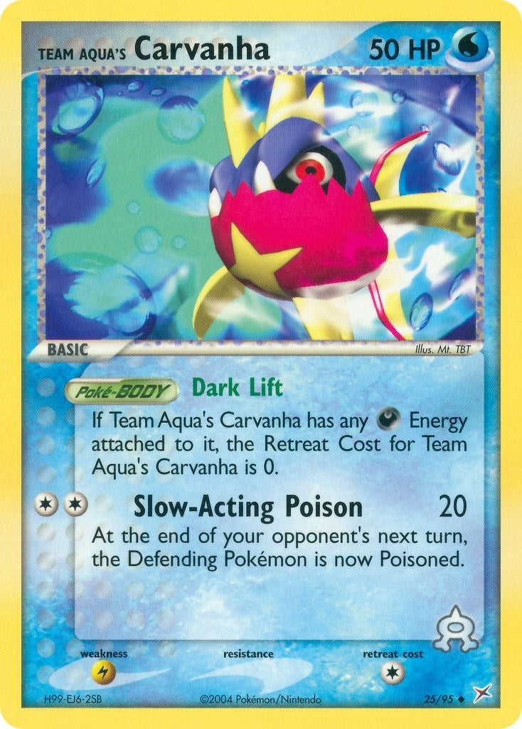 Image for Team Aqua's Carvanha (Team Magma vs Team Aqua) (25/95) - Pokemon